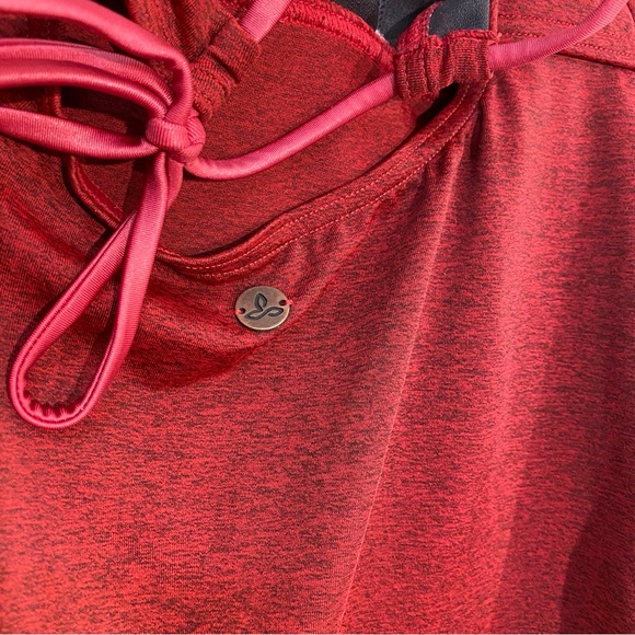 PrAna crimson red Makoa tankini strappy Swim top XS - Picture 9 of 11